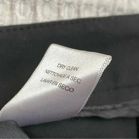 Michael Kors Black Wellesley Ankle Fit Trousers 8 Stretch Straight Leg Pants - Picture 11 of 11